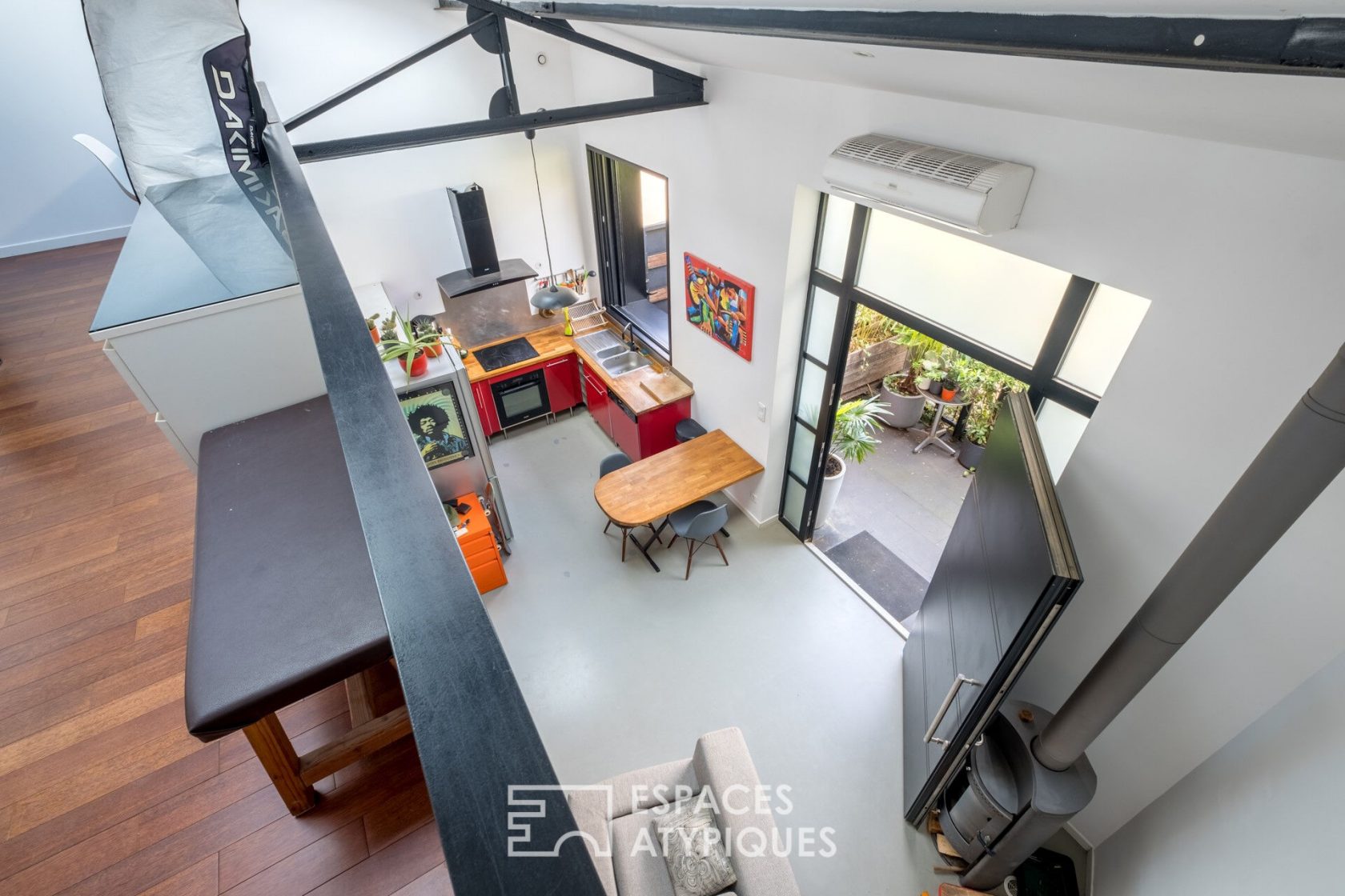 Maison loft avec terrasse