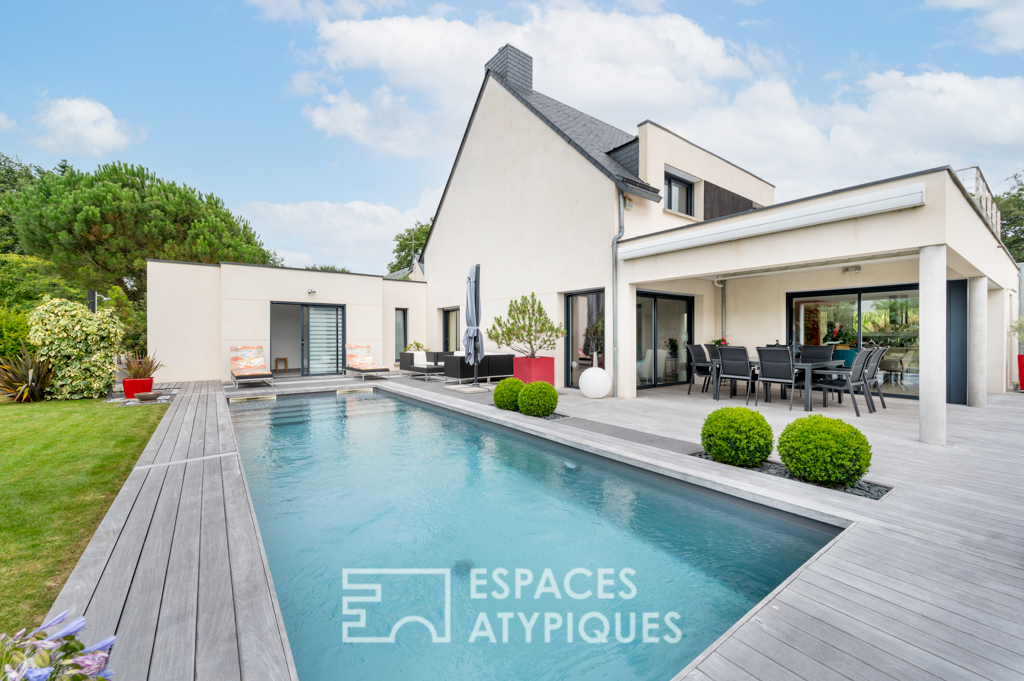 Harmonieuse villa familiale et sa piscine – Bruz