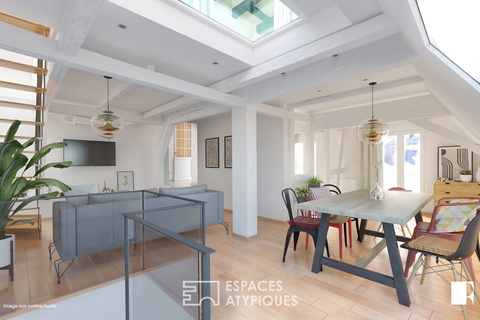 67000 STRASBOURG - Duplex et son toit terrasse à la Krutenau - Réf. 644