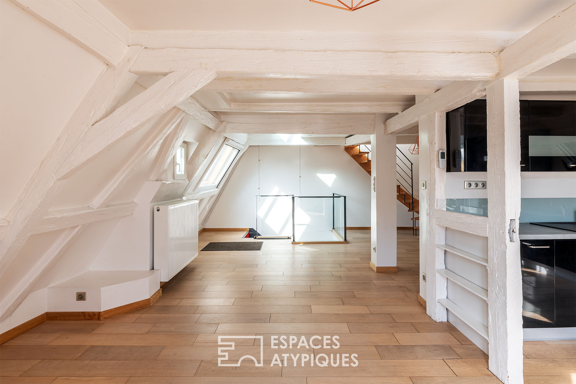 Duplex de charme et sa terrasse sur les toits