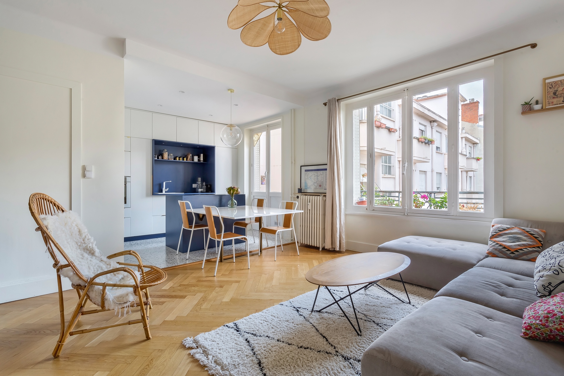 Ancien rénové avec balcon quartier Préfecture