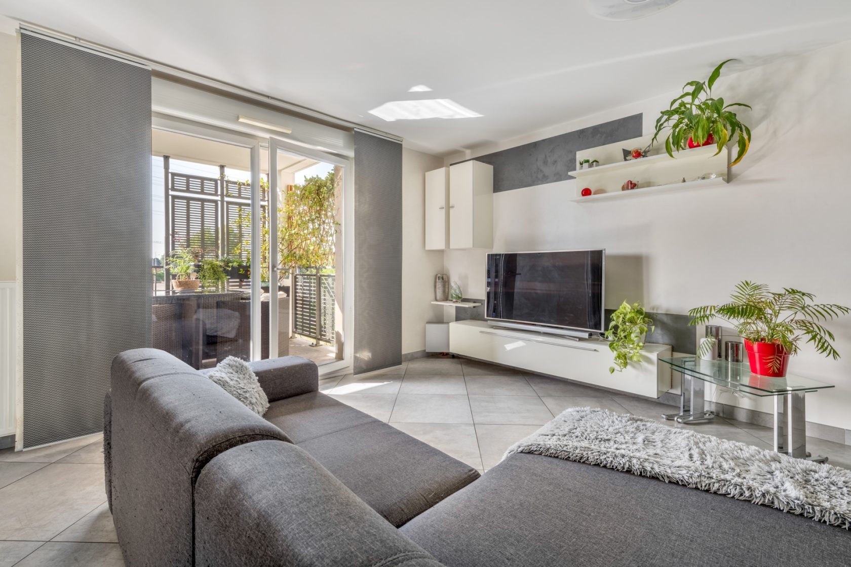 Contemporary apartment with terrace