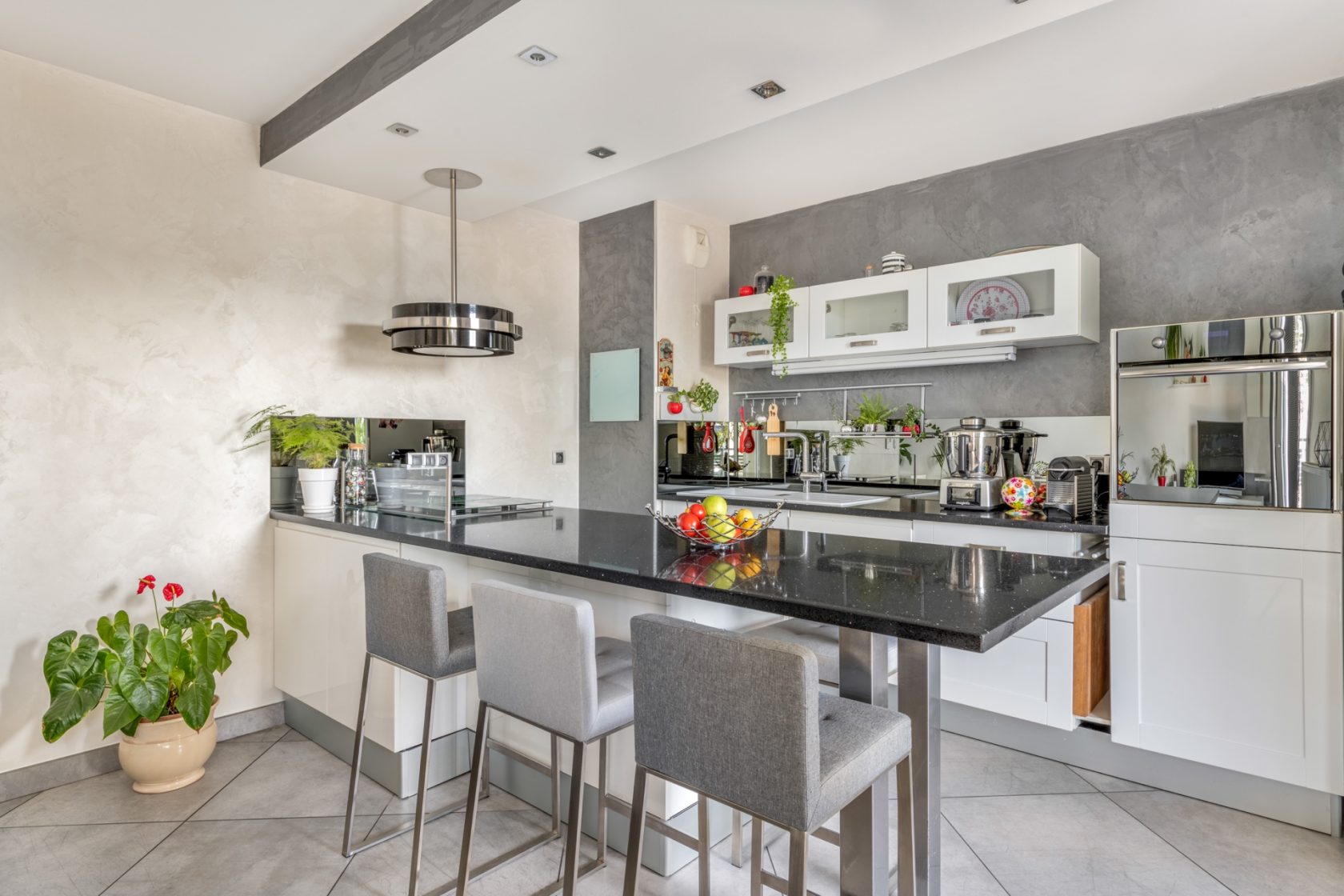 Contemporary apartment with terrace