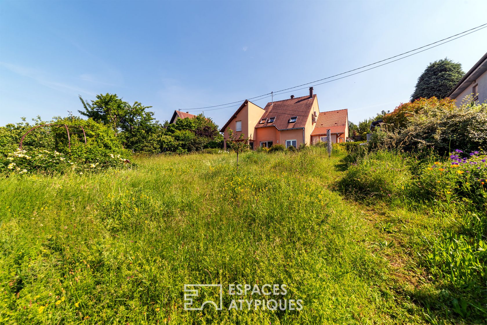 Maison d’architecte avec piscine et vue sur le vignoble