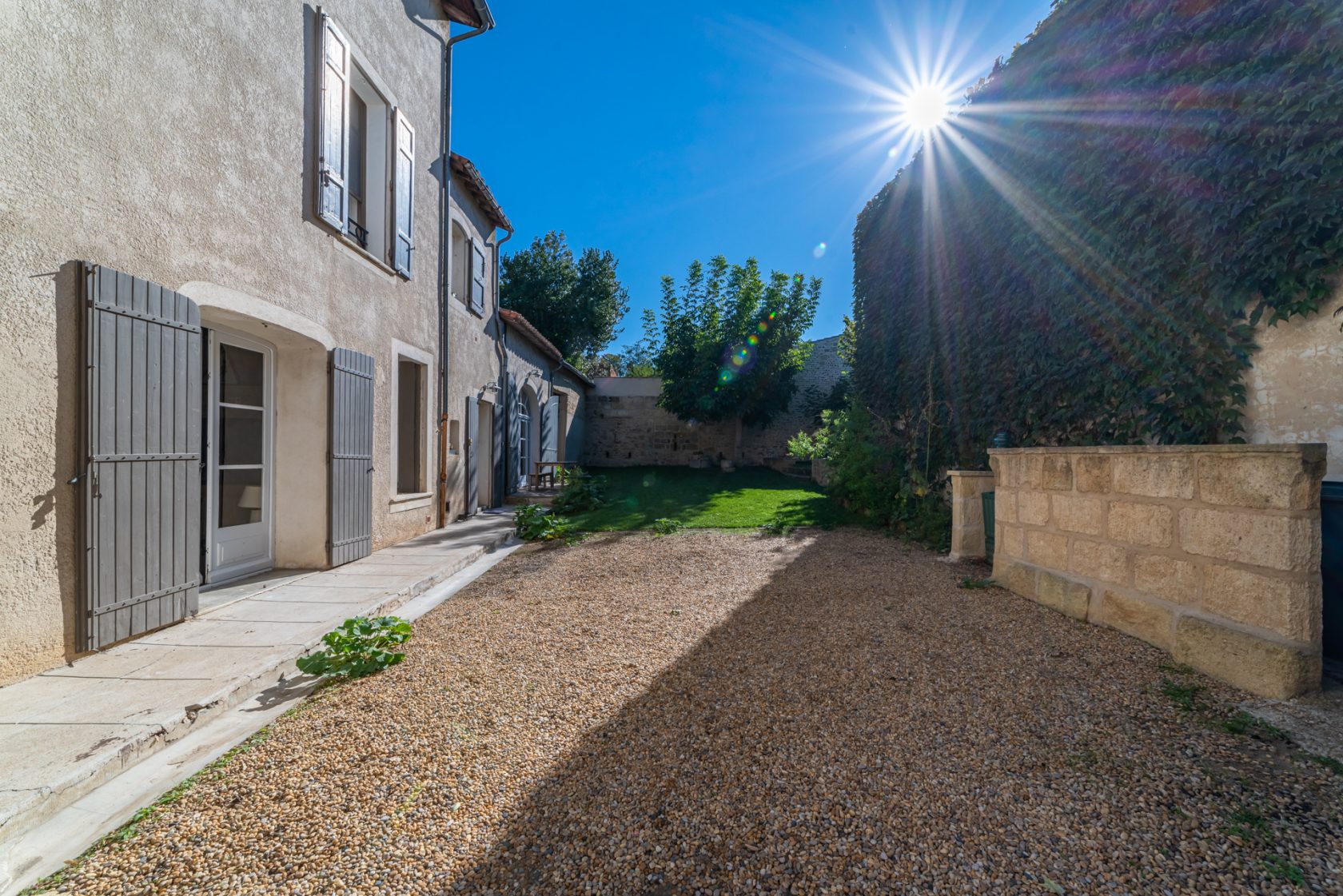Renovated historic house with its intimate garden