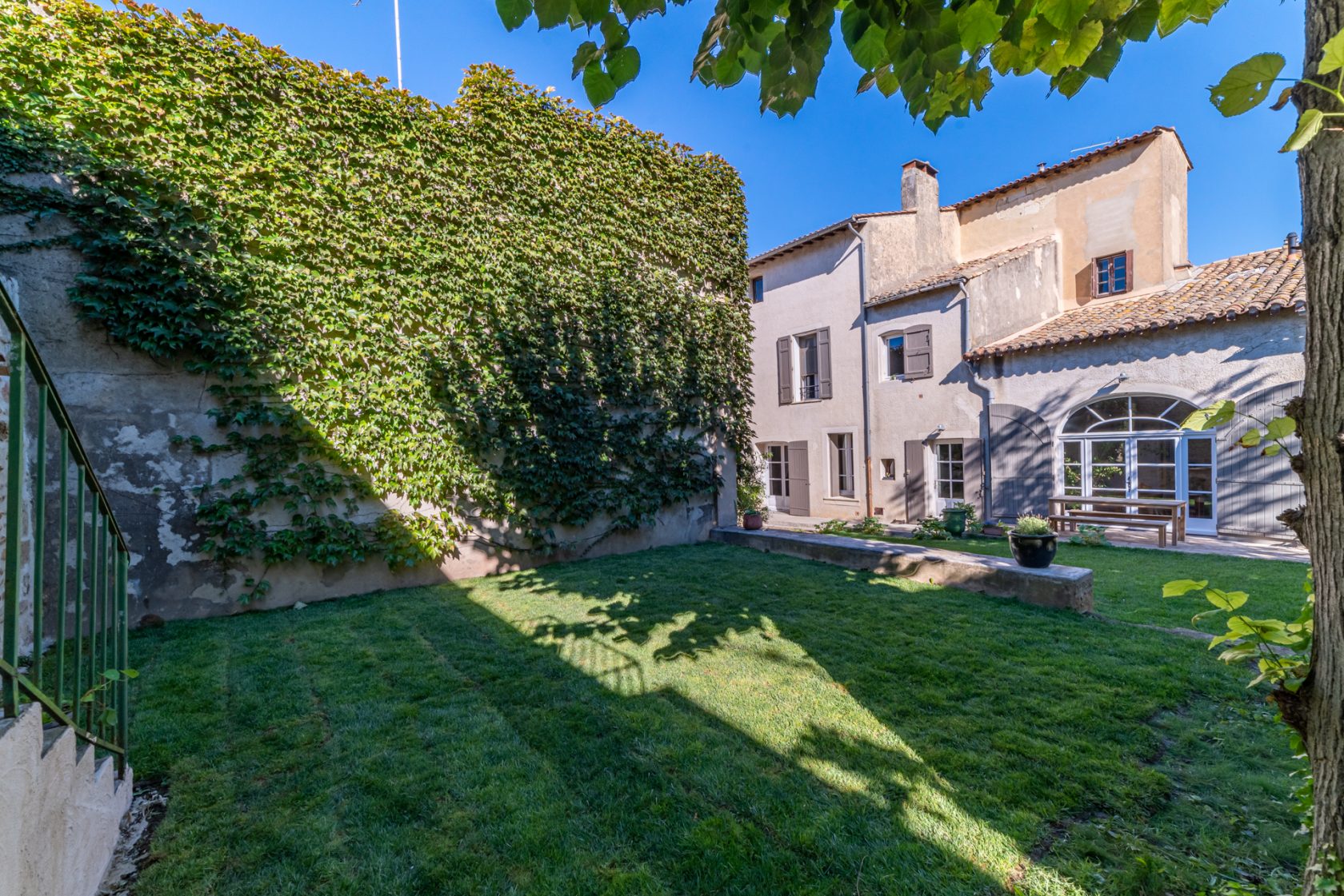 Renovated historic house with its intimate garden