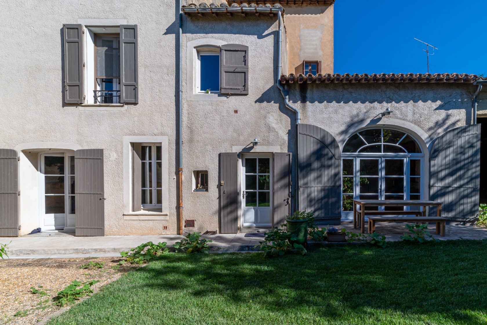 Renovated historic house with its intimate garden