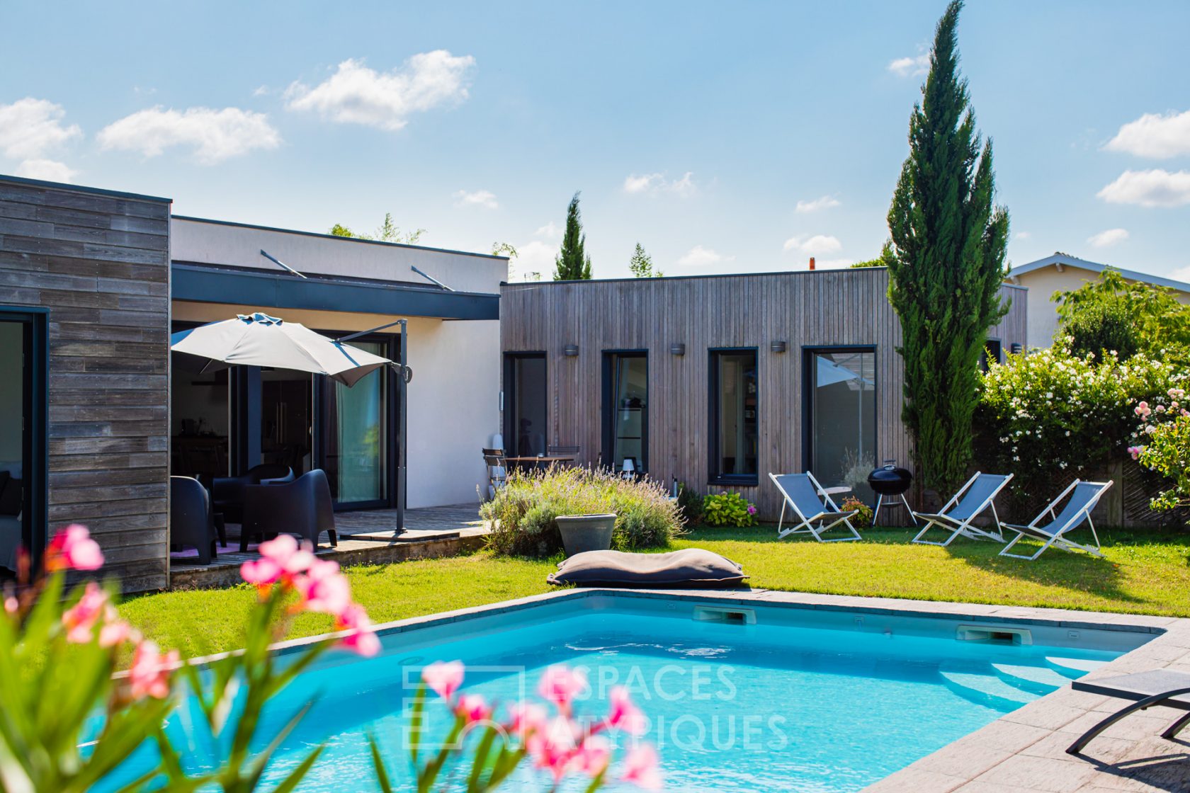 Villa géométrique de plain pied