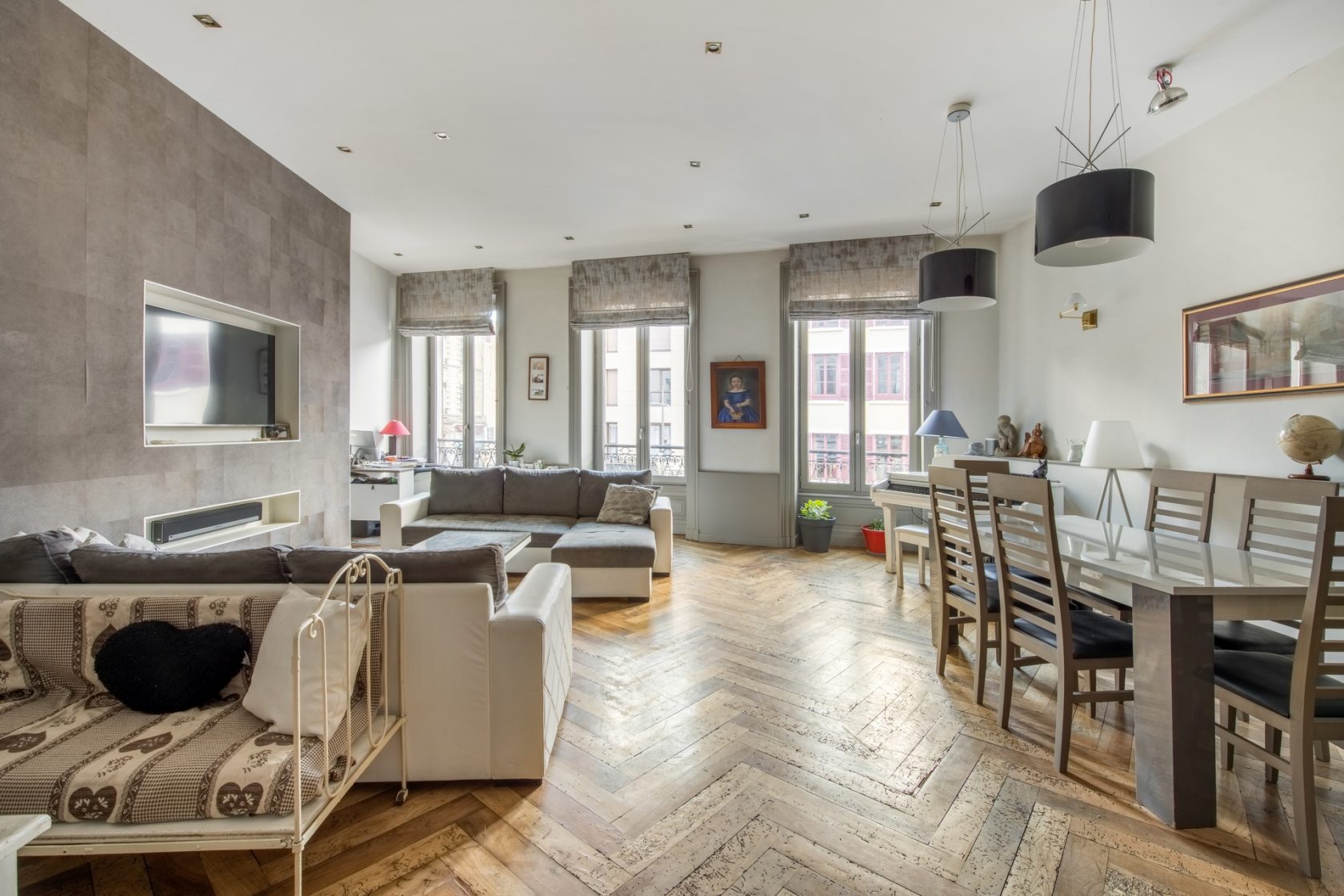 Apartment renovated by architect in Rue Nationale