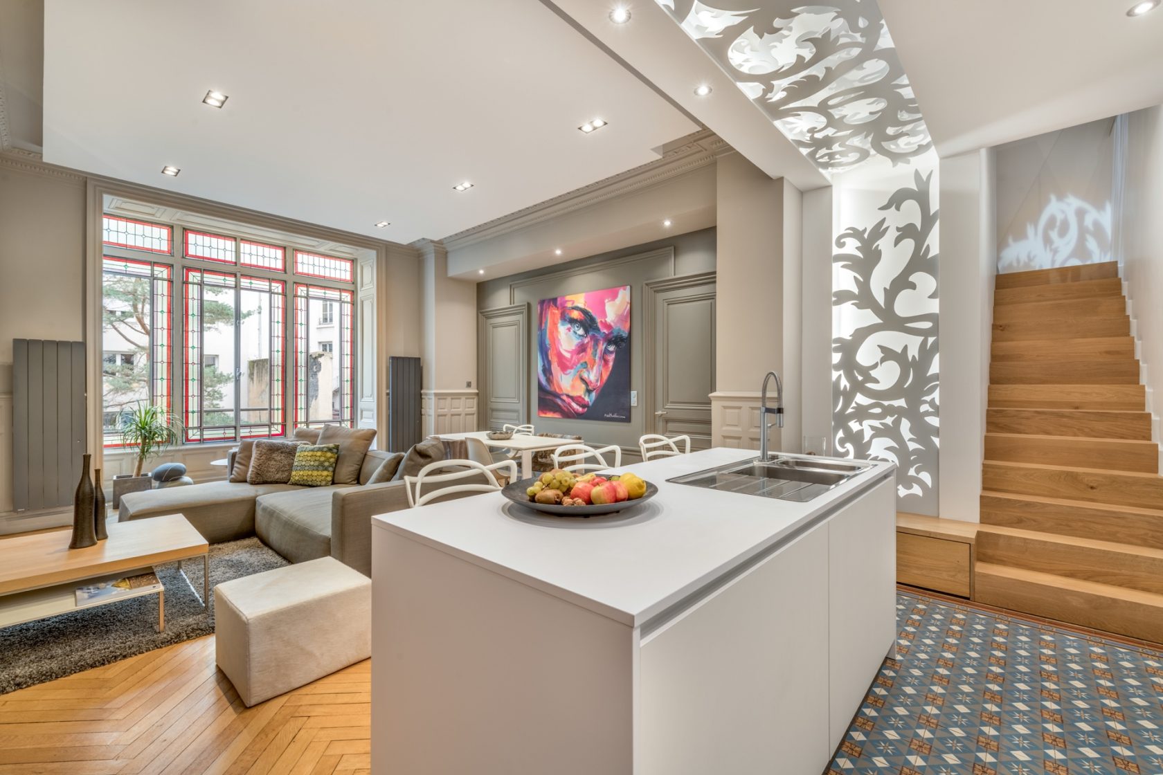 Duplex renovated by architect