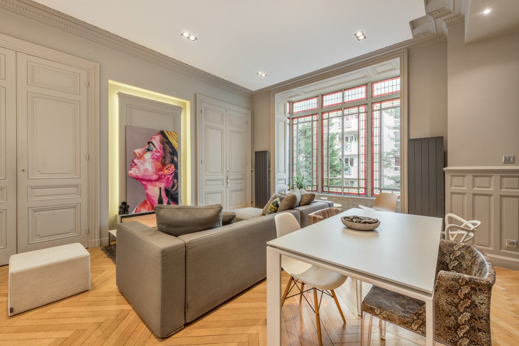 Duplex renovated by architect