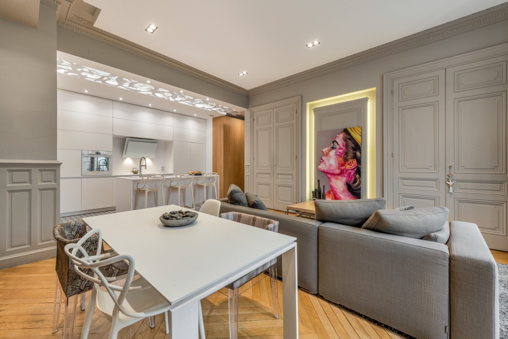 Duplex renovated by architect