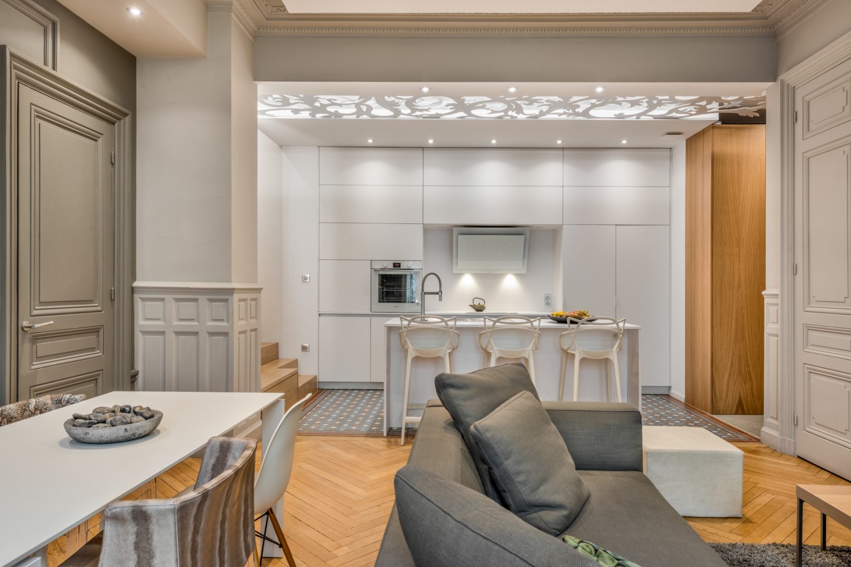 Duplex renovated by architect