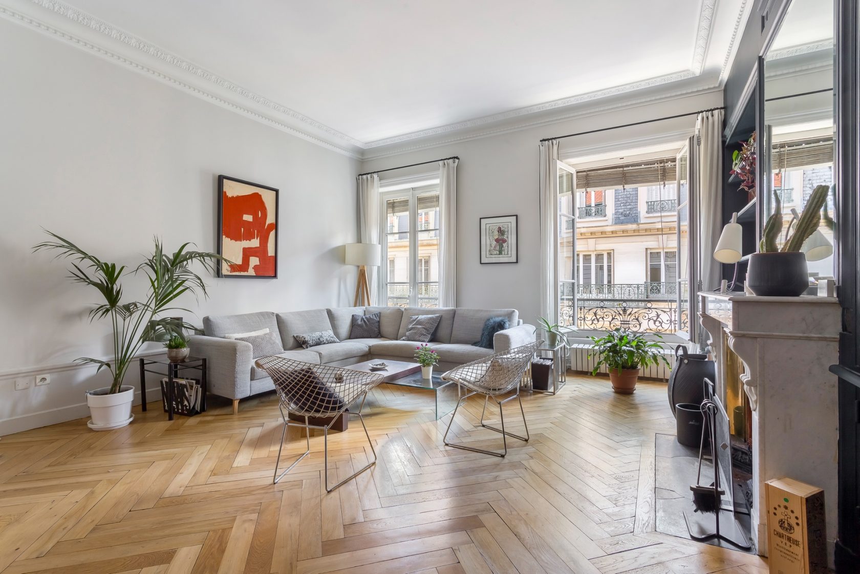 Appartement haussmannien rénové par architecte