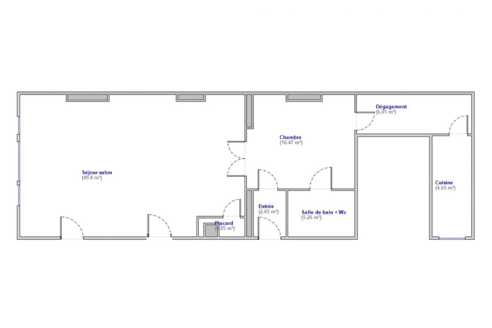 Appartement en open-space dans un ancien hôtel particulier