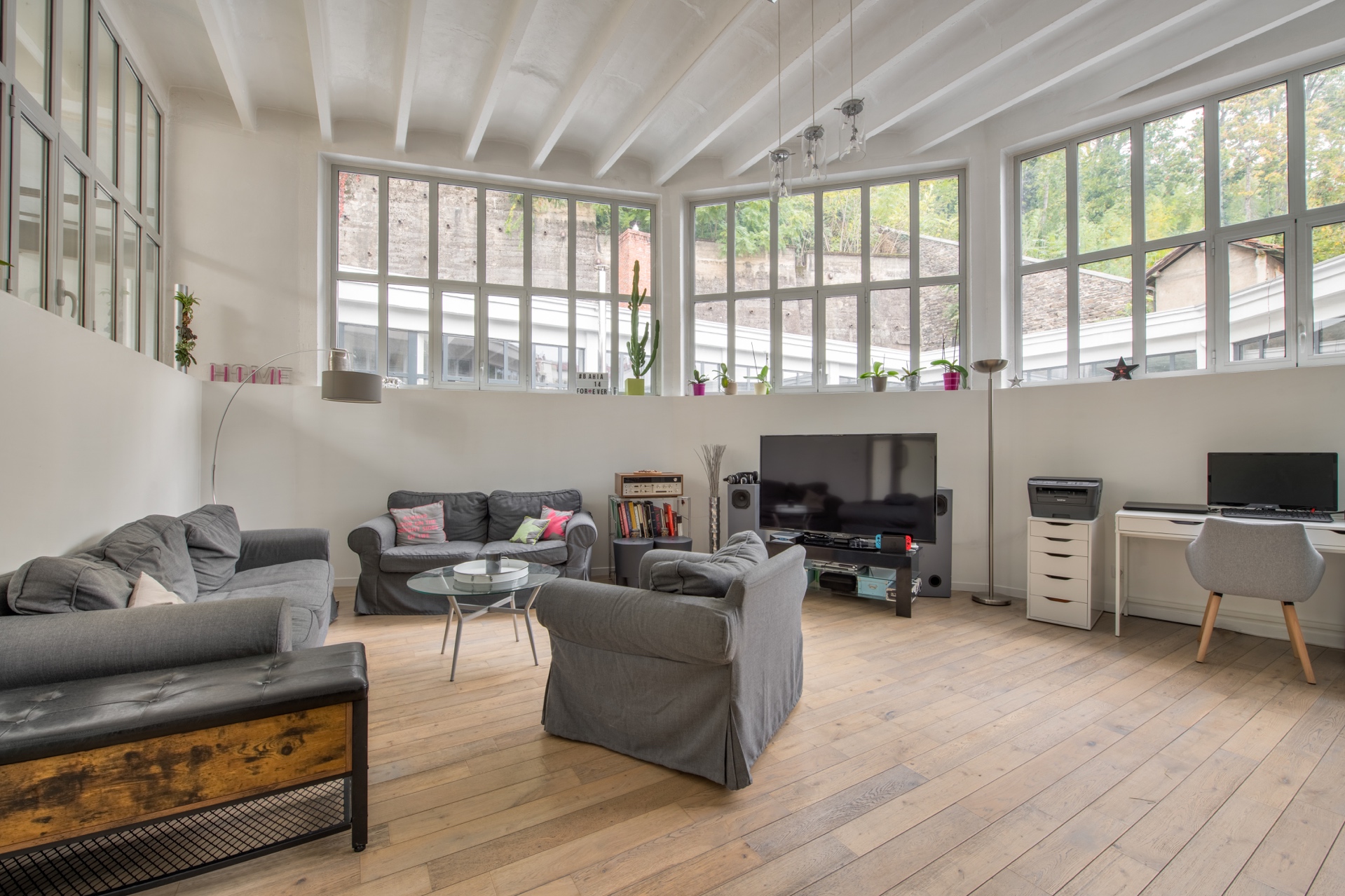 Contemporary loft in a former soap factory