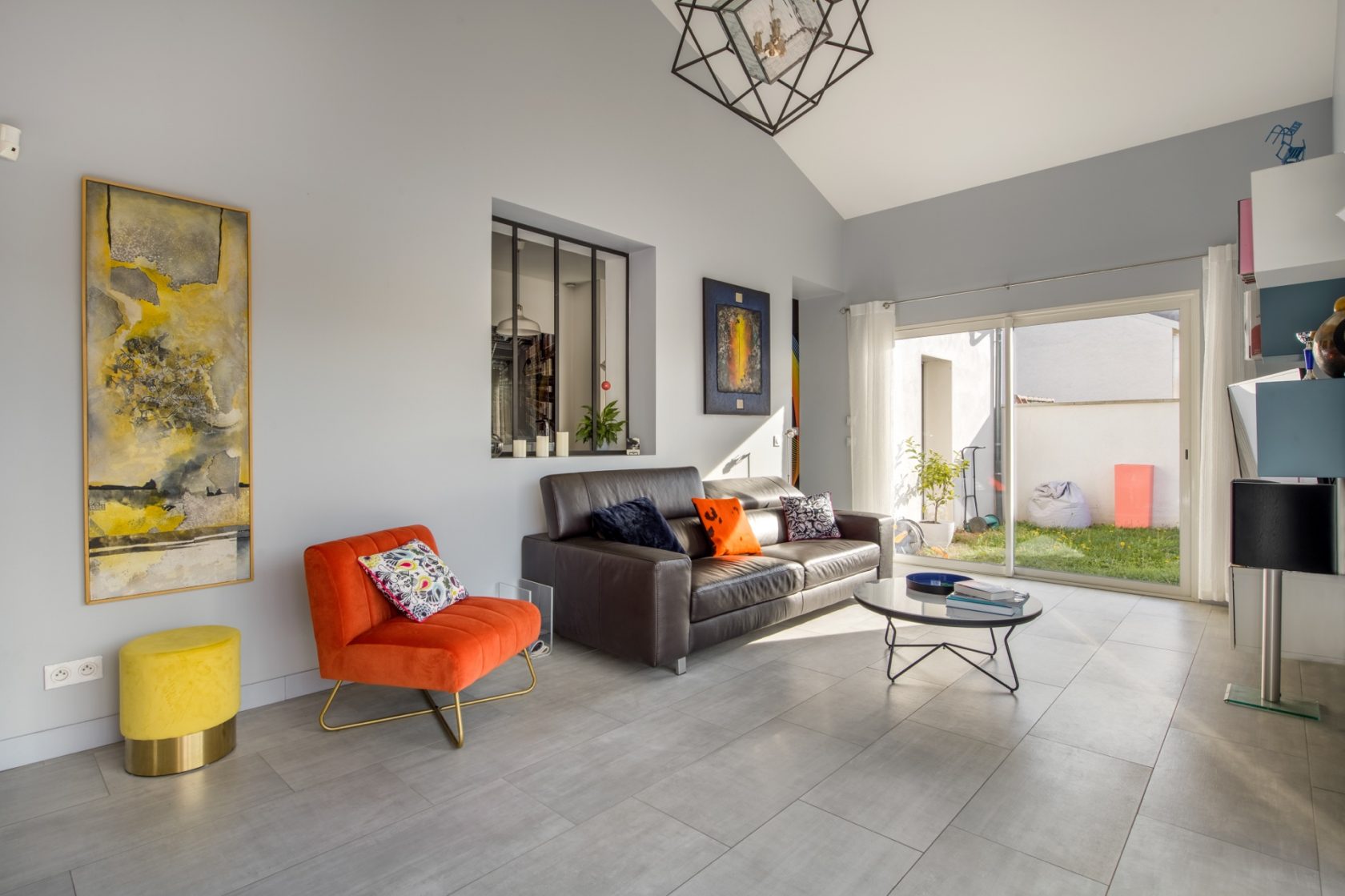 Renovated house with contemporary extension