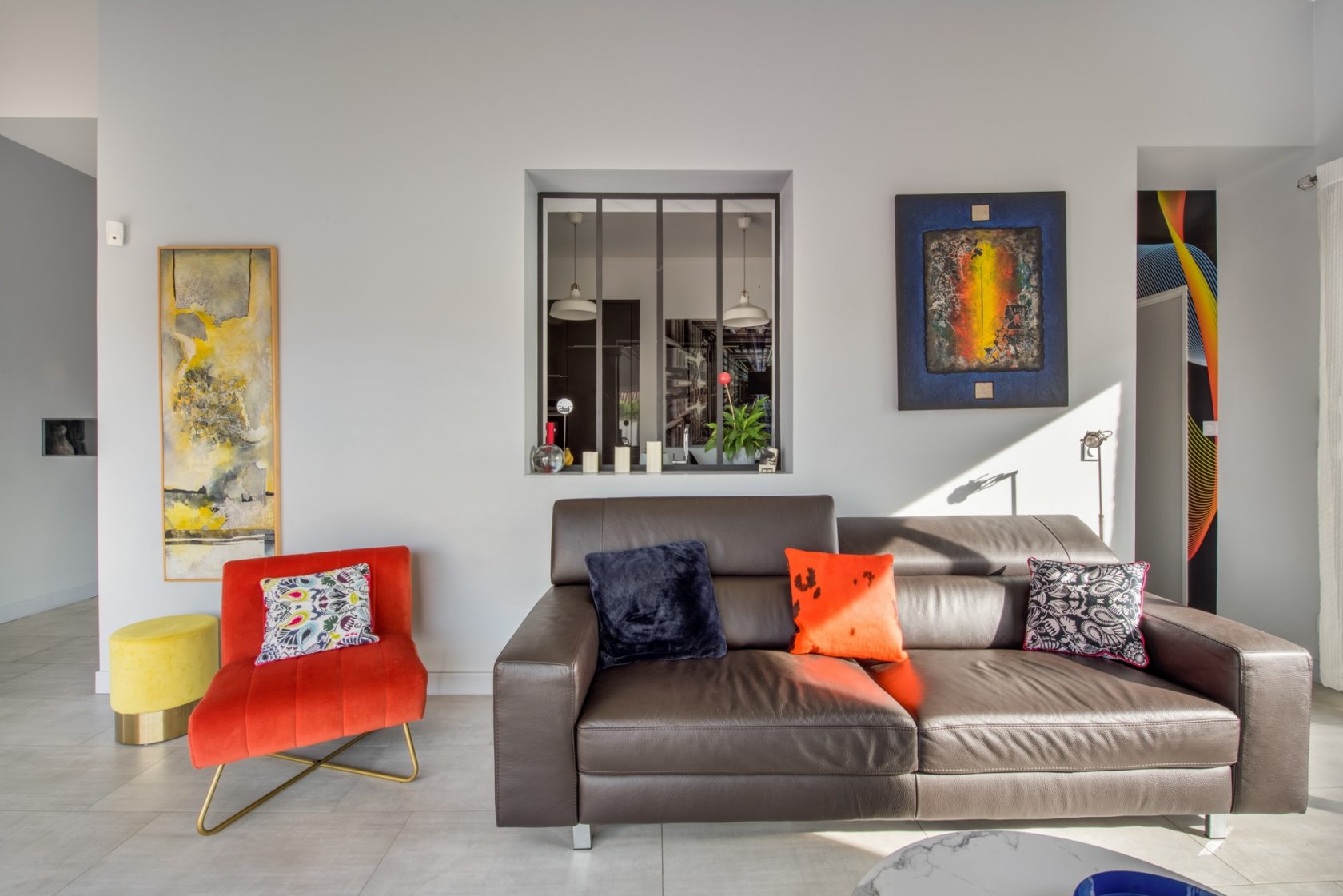 Renovated house with contemporary extension