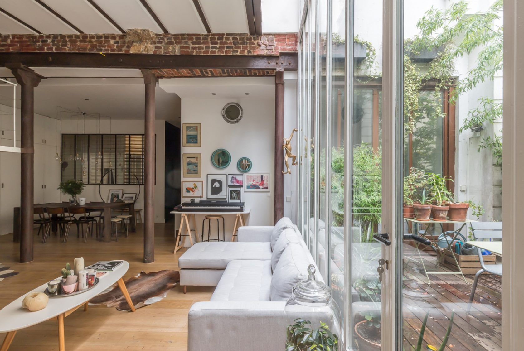 Loft house with terrace