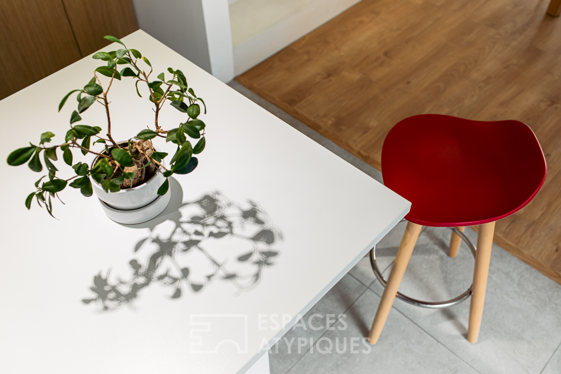Contemporaine aux lignes tendues