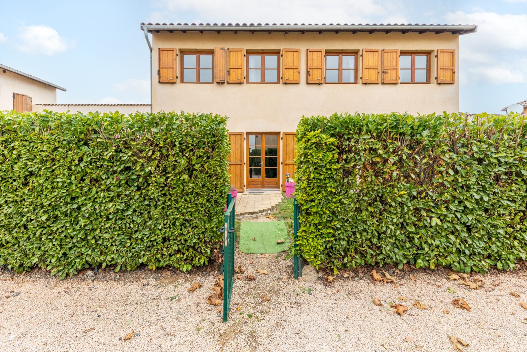 House with garden
