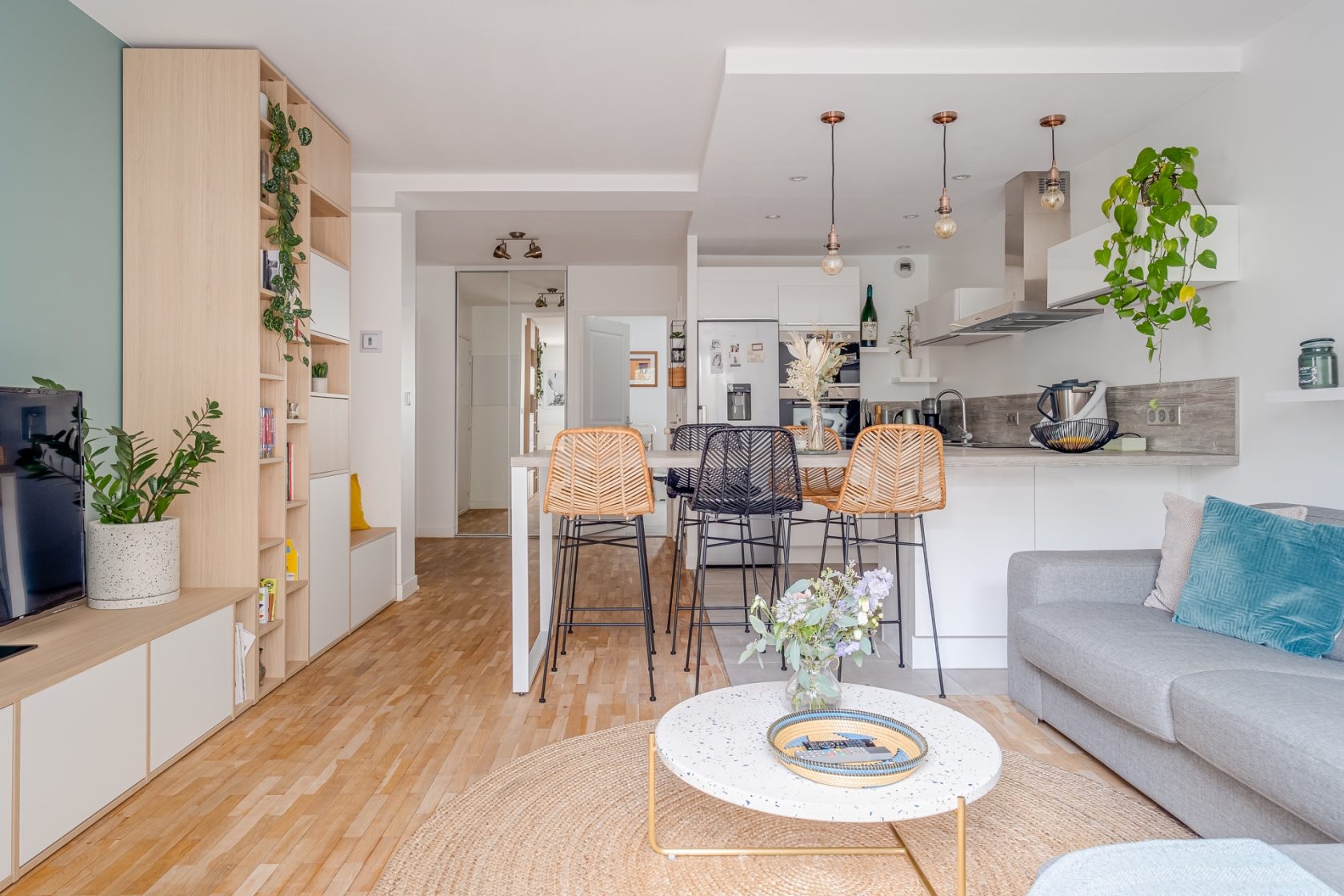 Appartement contemporain avec terrasse coeur Croix-Rousse