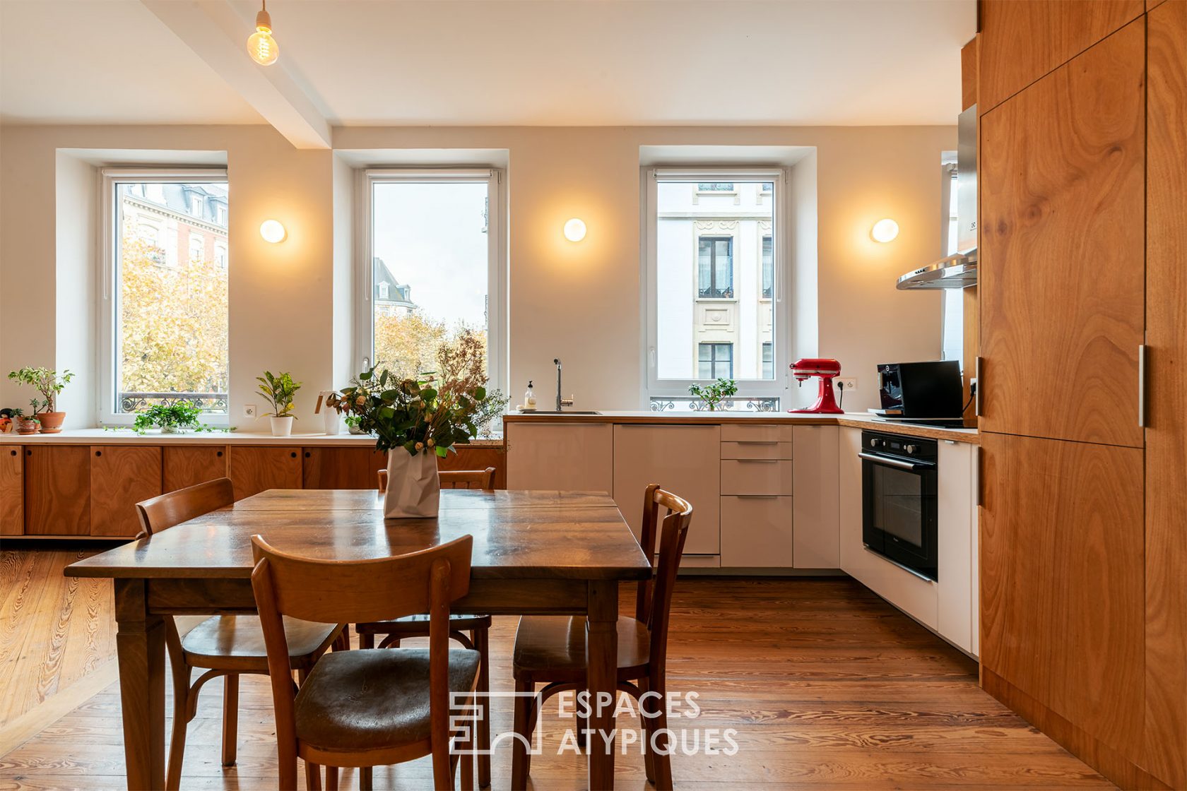 Appartement rénové par un architecte