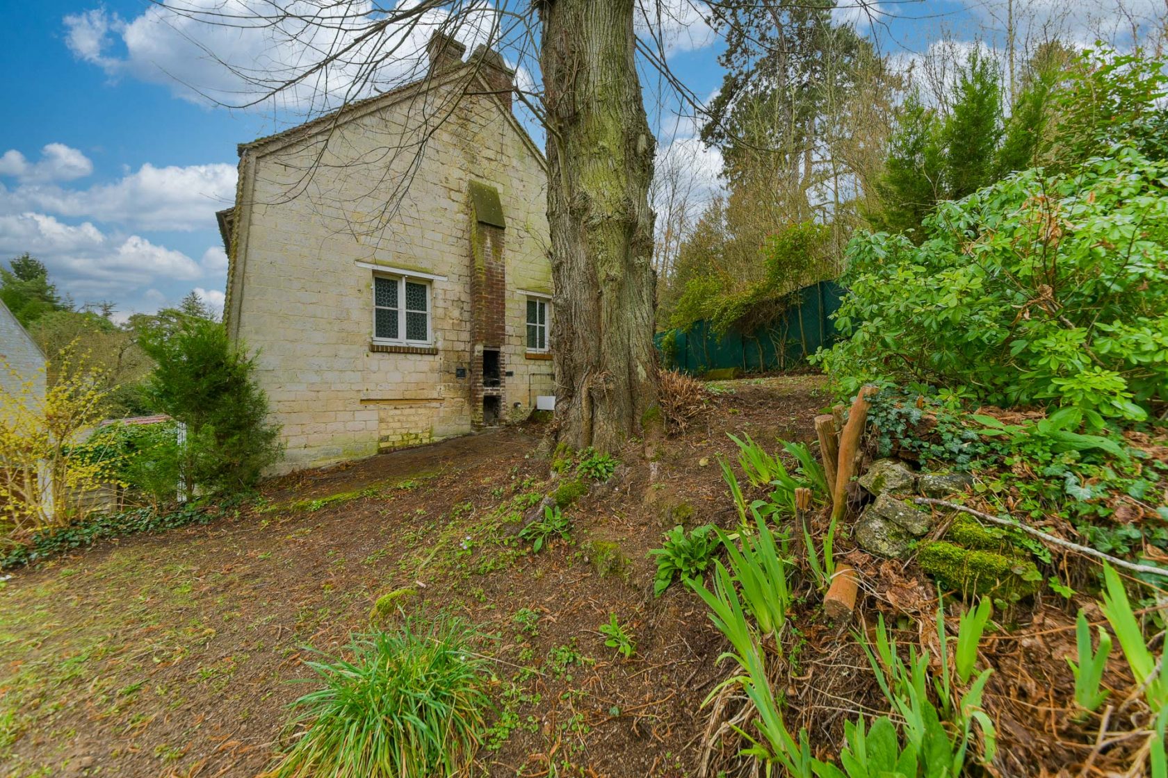 Former stables converted into housing.