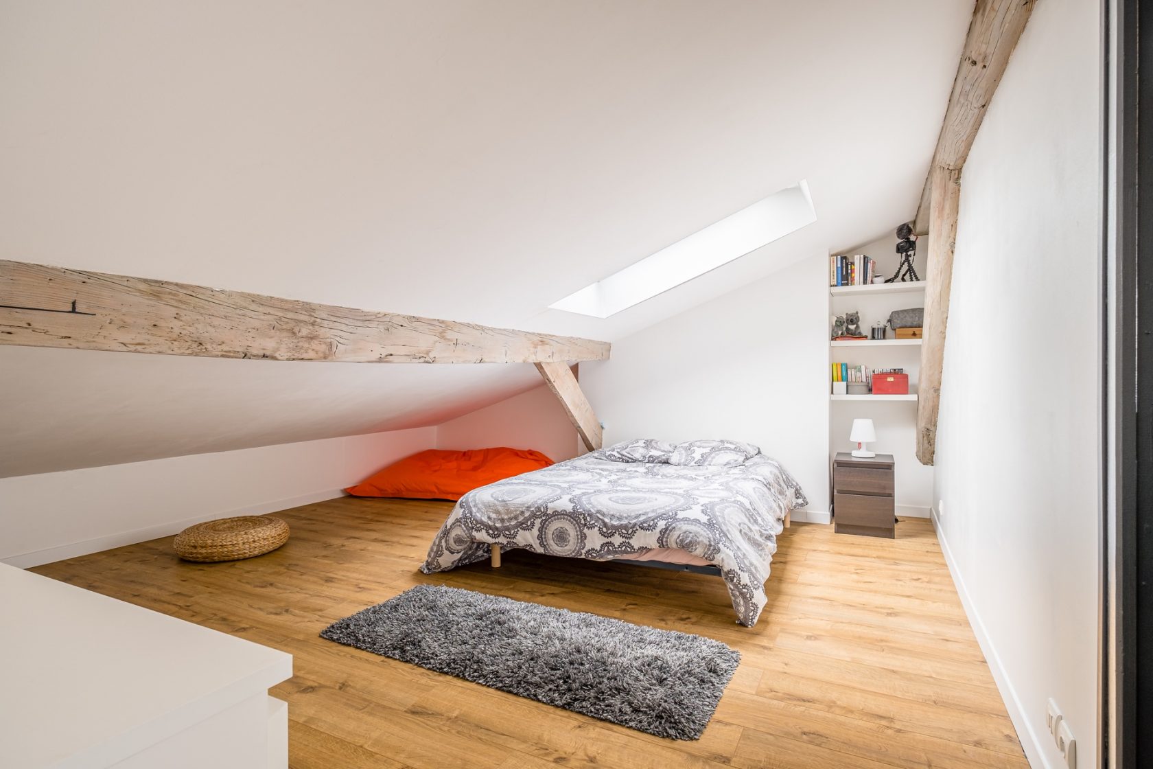 Attic top floor with view
