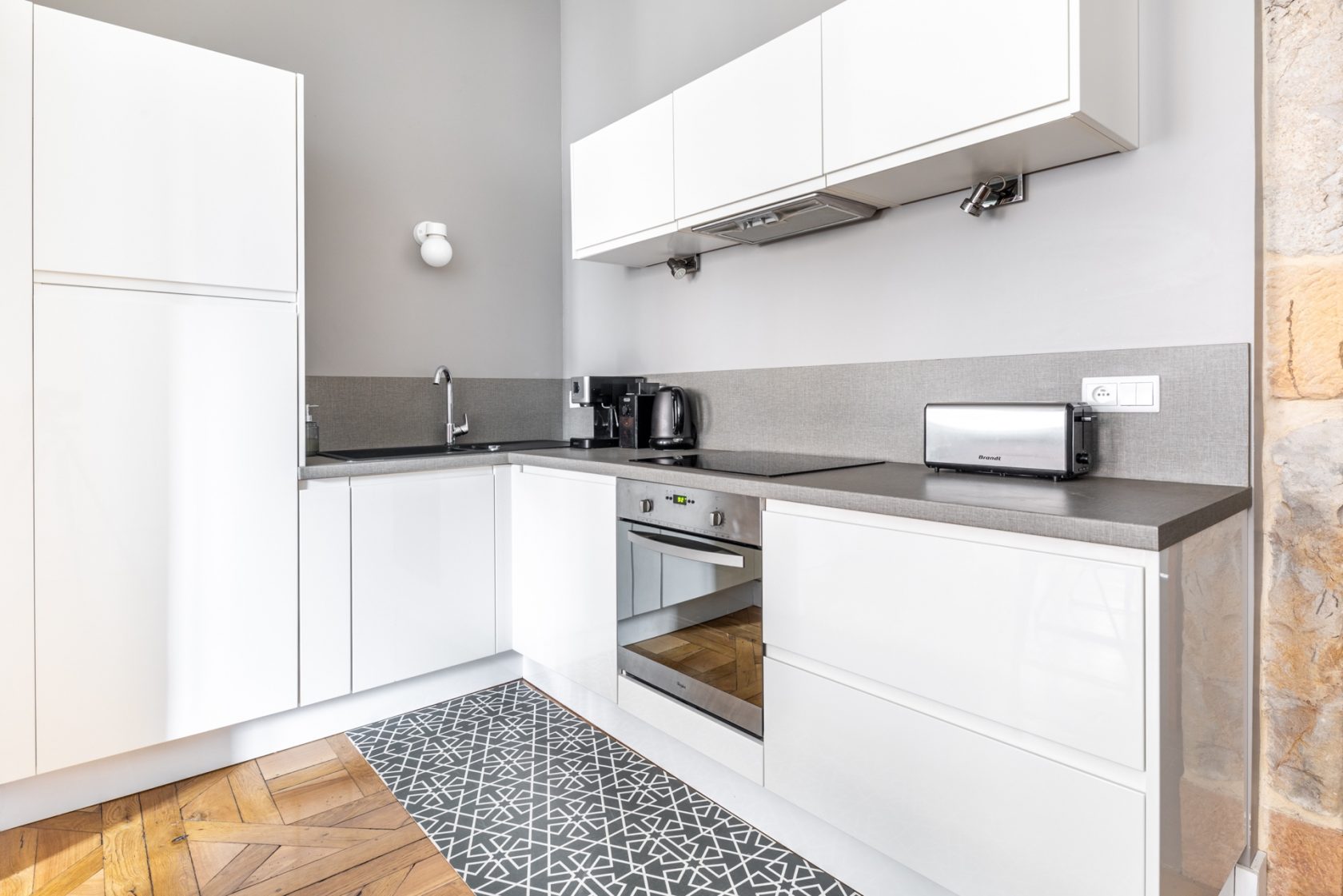 Old renovated contemporary