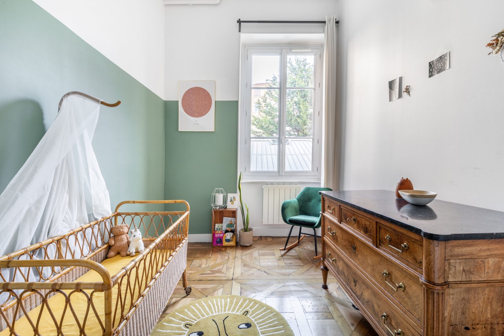 Old renovated contemporary