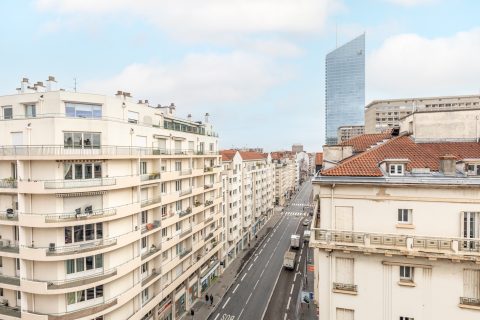 Top floor with terrace and view