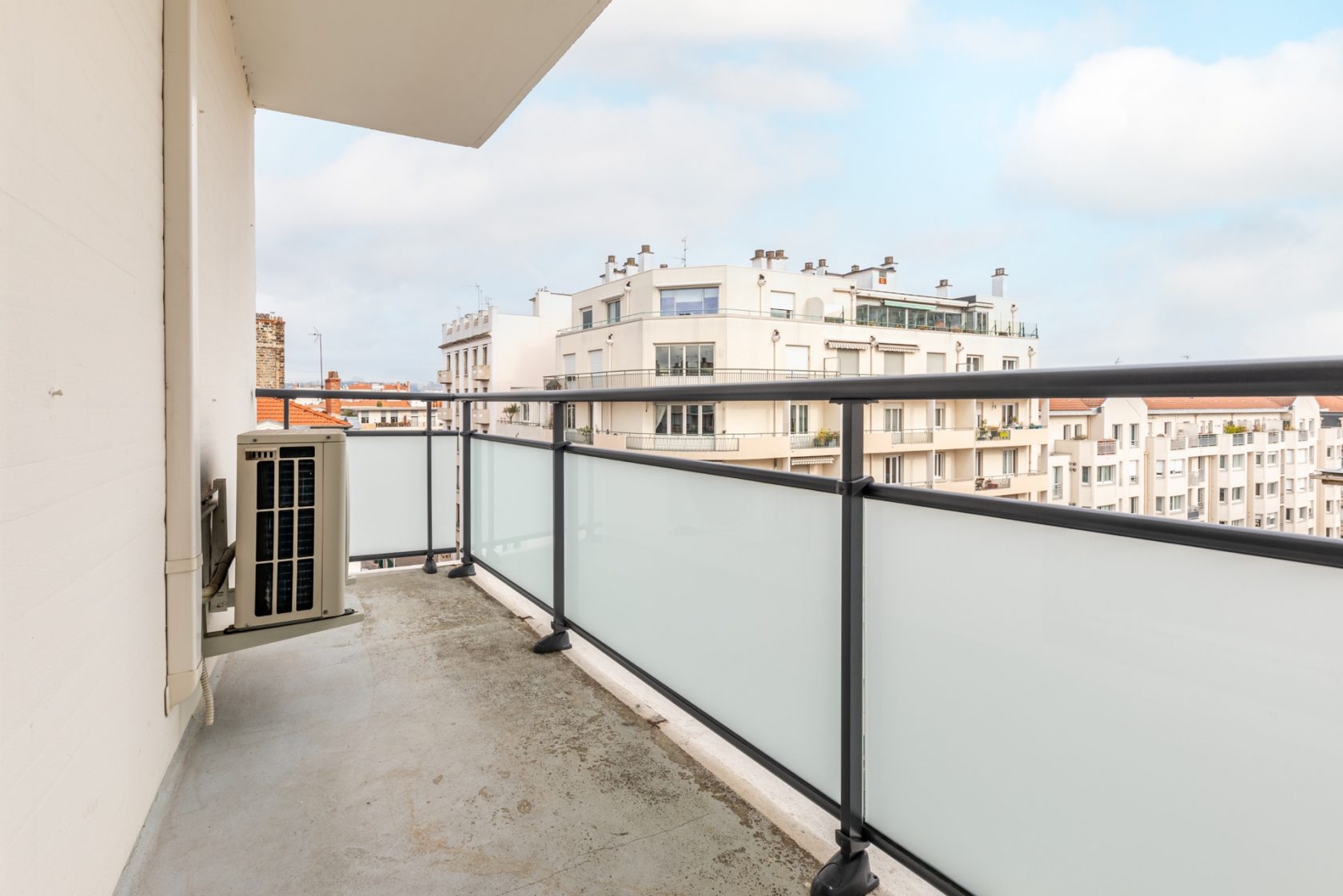 Top floor with terrace and view
