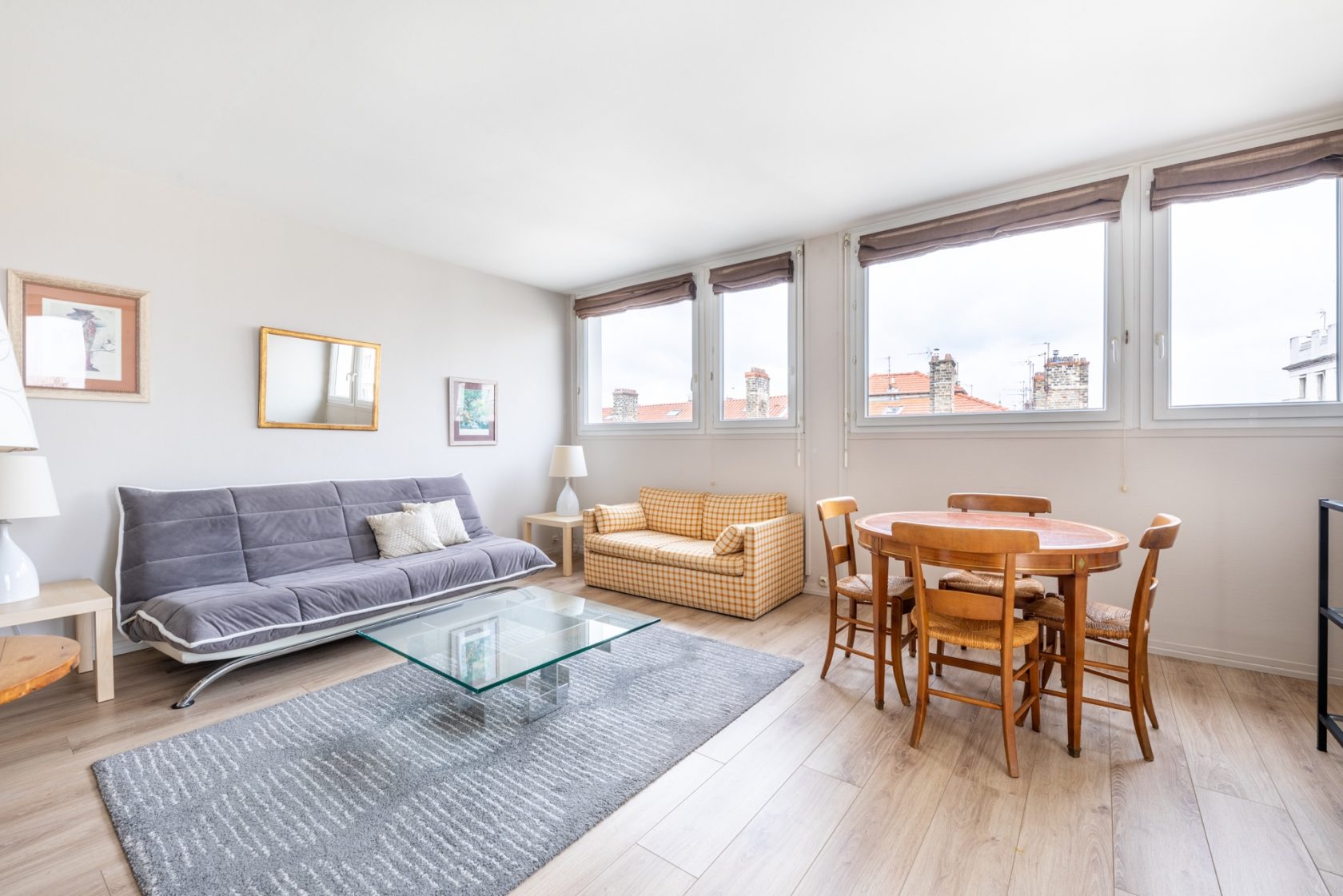 Top floor with terrace and view