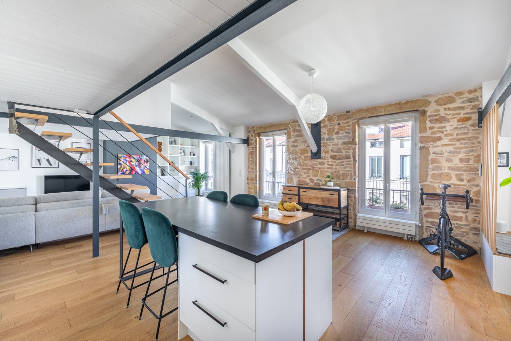 Former renovated top floor Ainay district