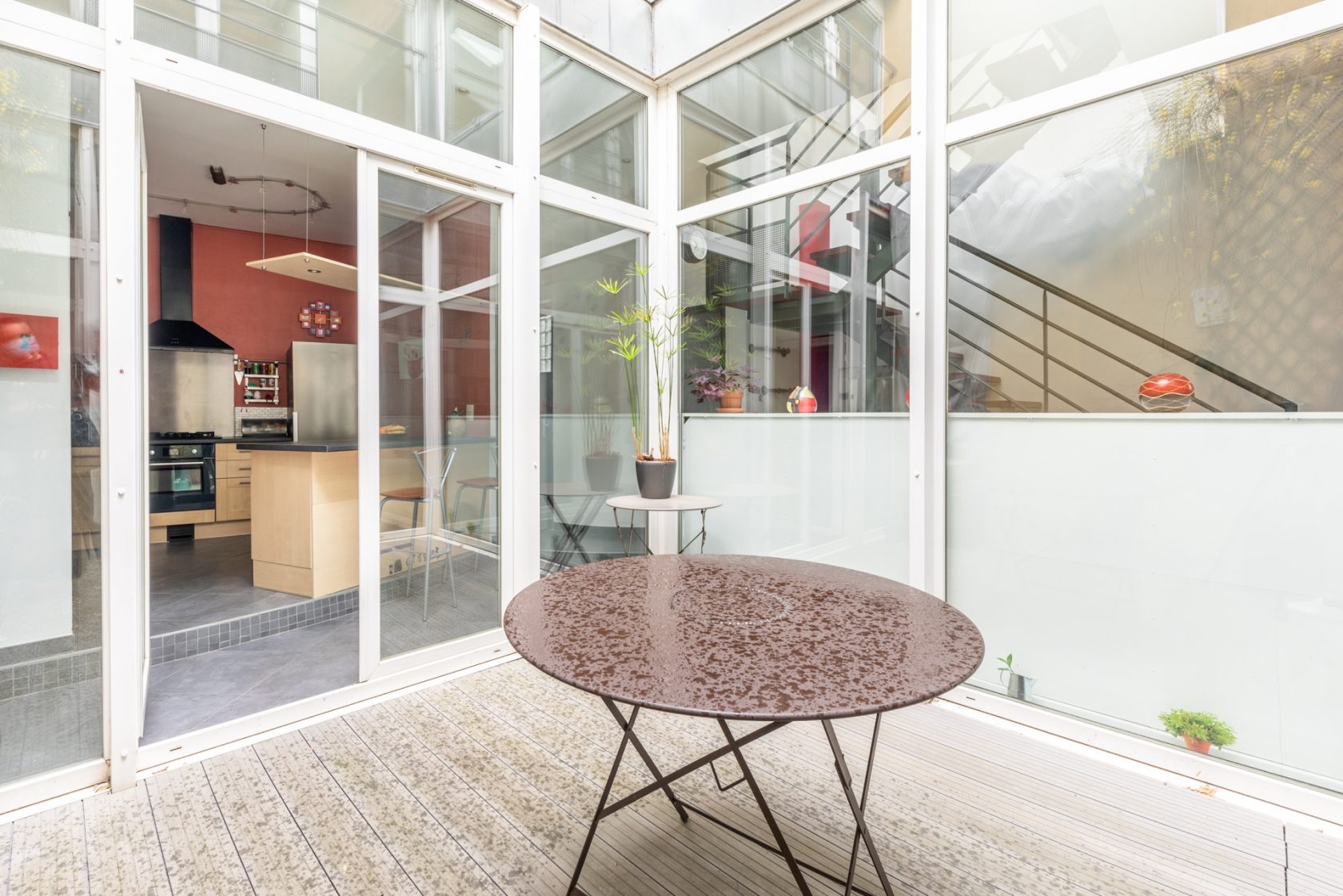 Renovated loft with patio
