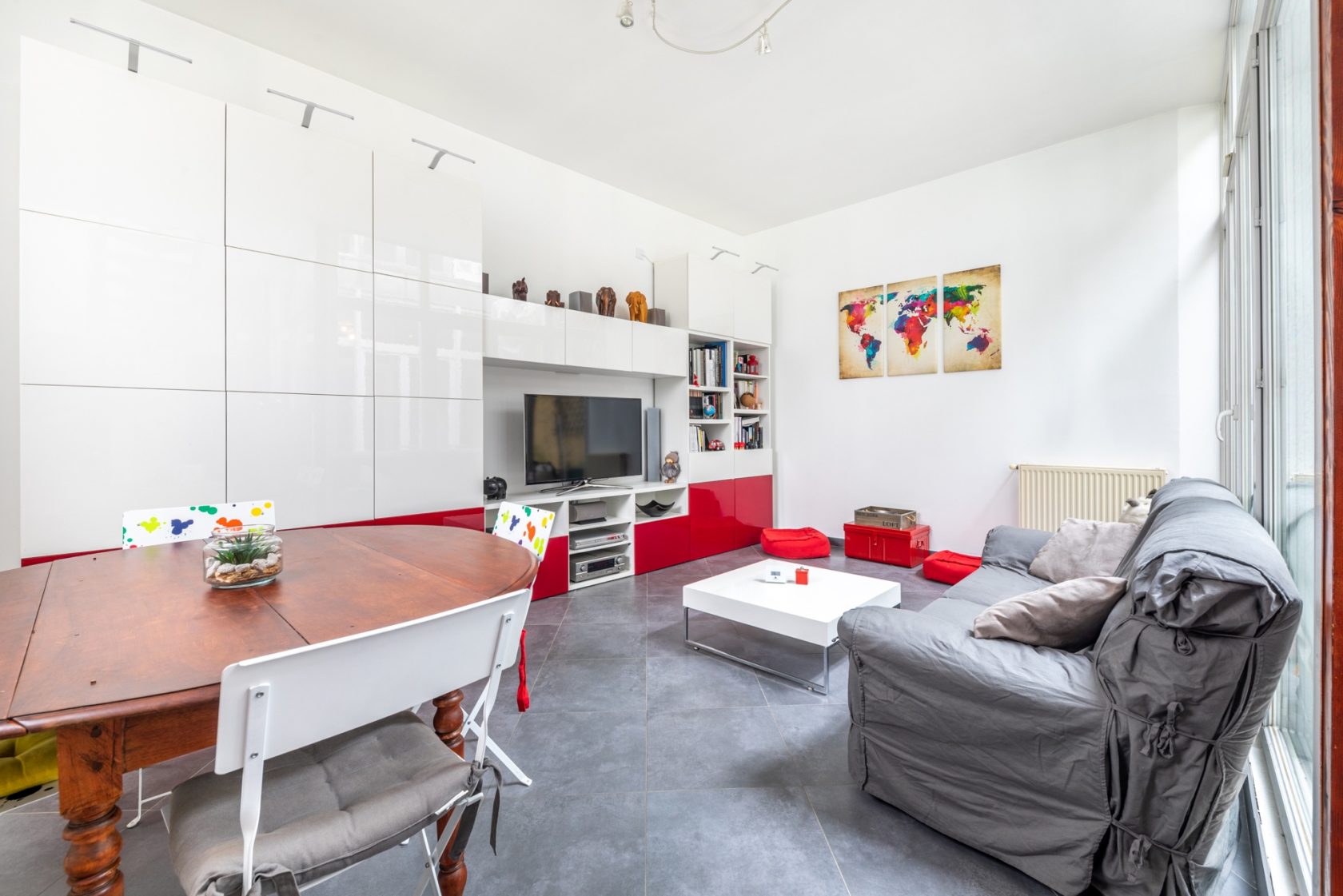Renovated loft with patio