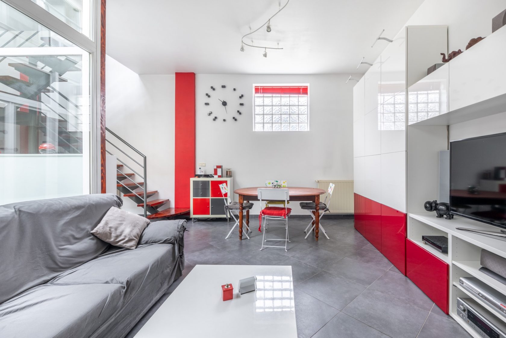 Renovated loft with patio