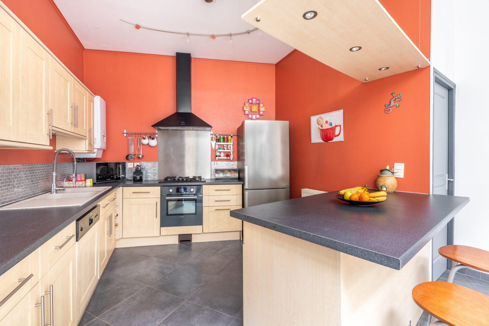 Renovated loft with patio