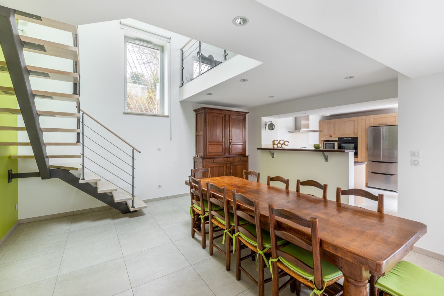 Renovated old house and its garden