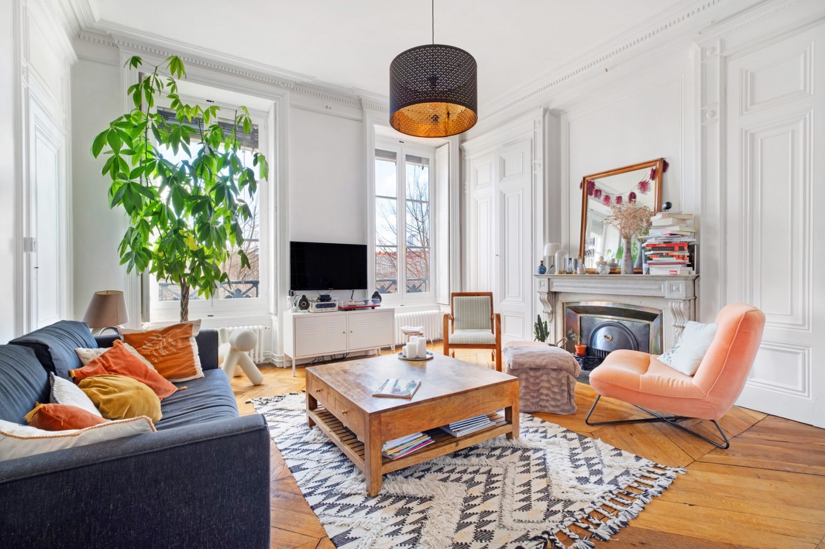 Appartement bourgeois rénové avec vue sur le Rhône