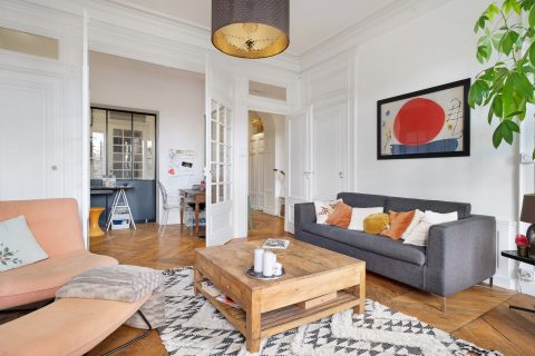 Appartement bourgeois rénové avec vue sur le Rhône