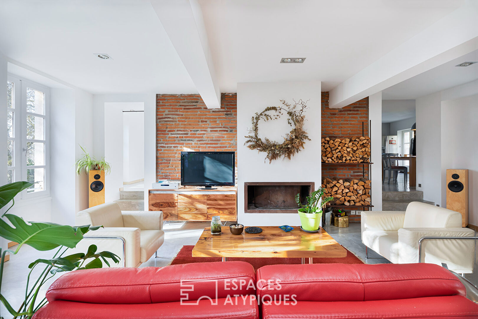 Duplex rénové au coeur d’un château
