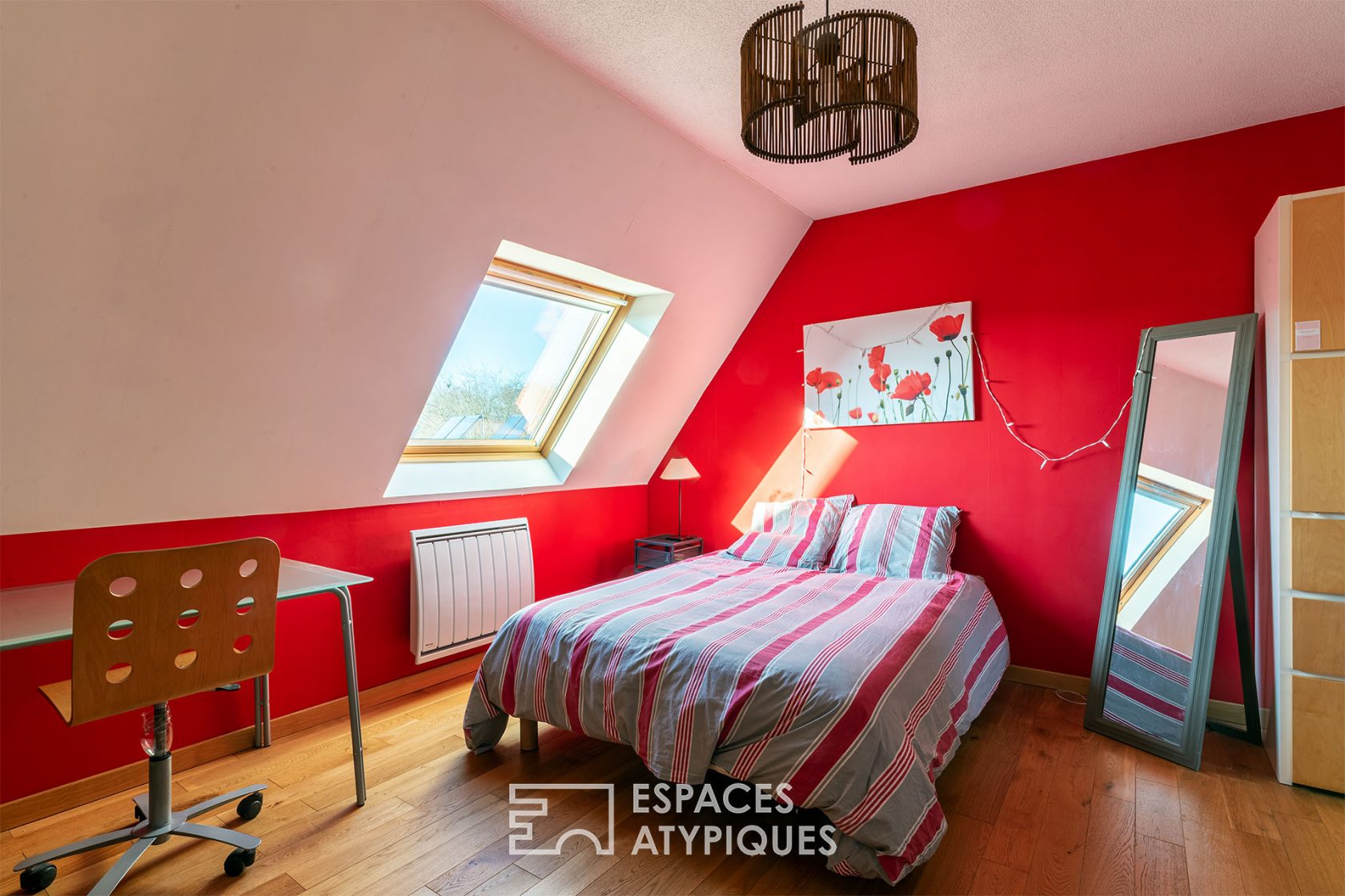 Duplex apartment on the top floor with roof terrace