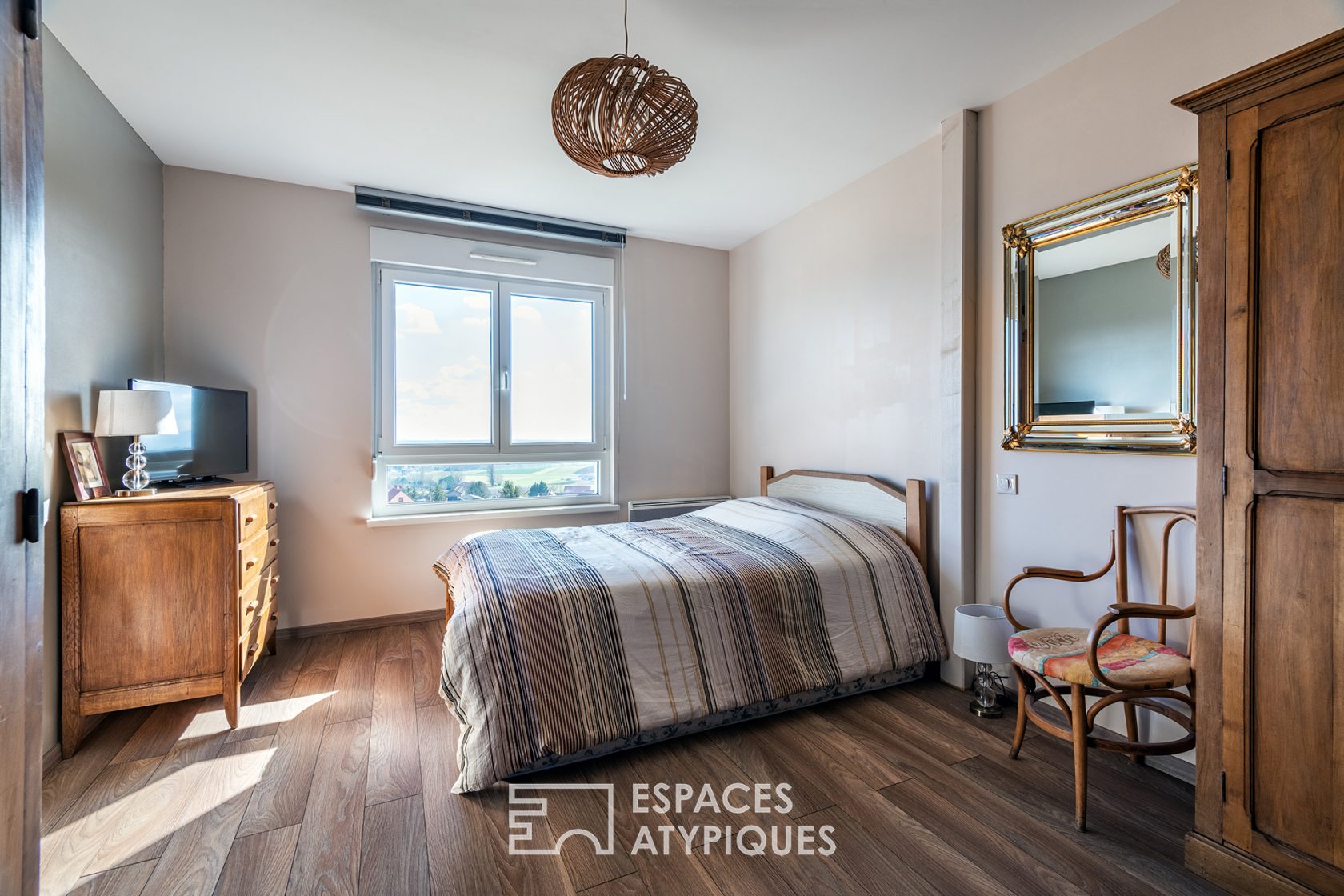 Maison contemporaine avec vue sur la plaine d’Alsace