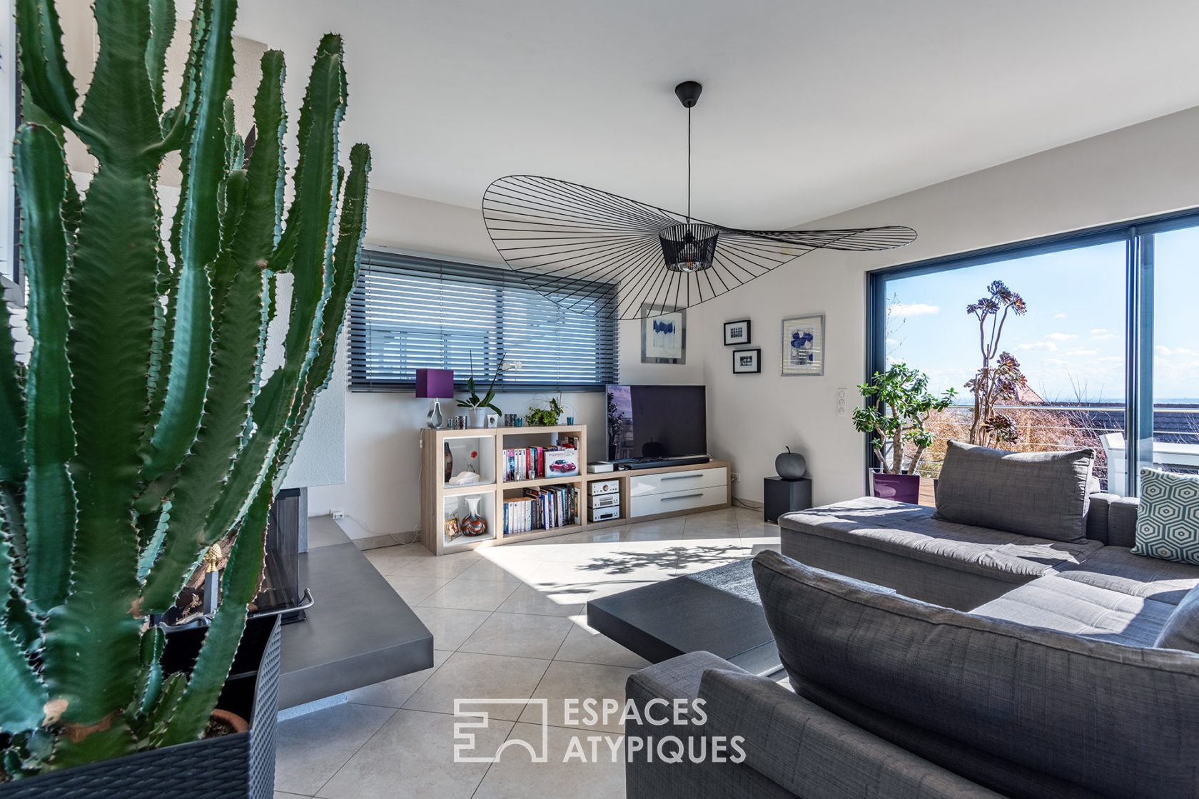 Maison contemporaine avec vue sur la plaine d’Alsace