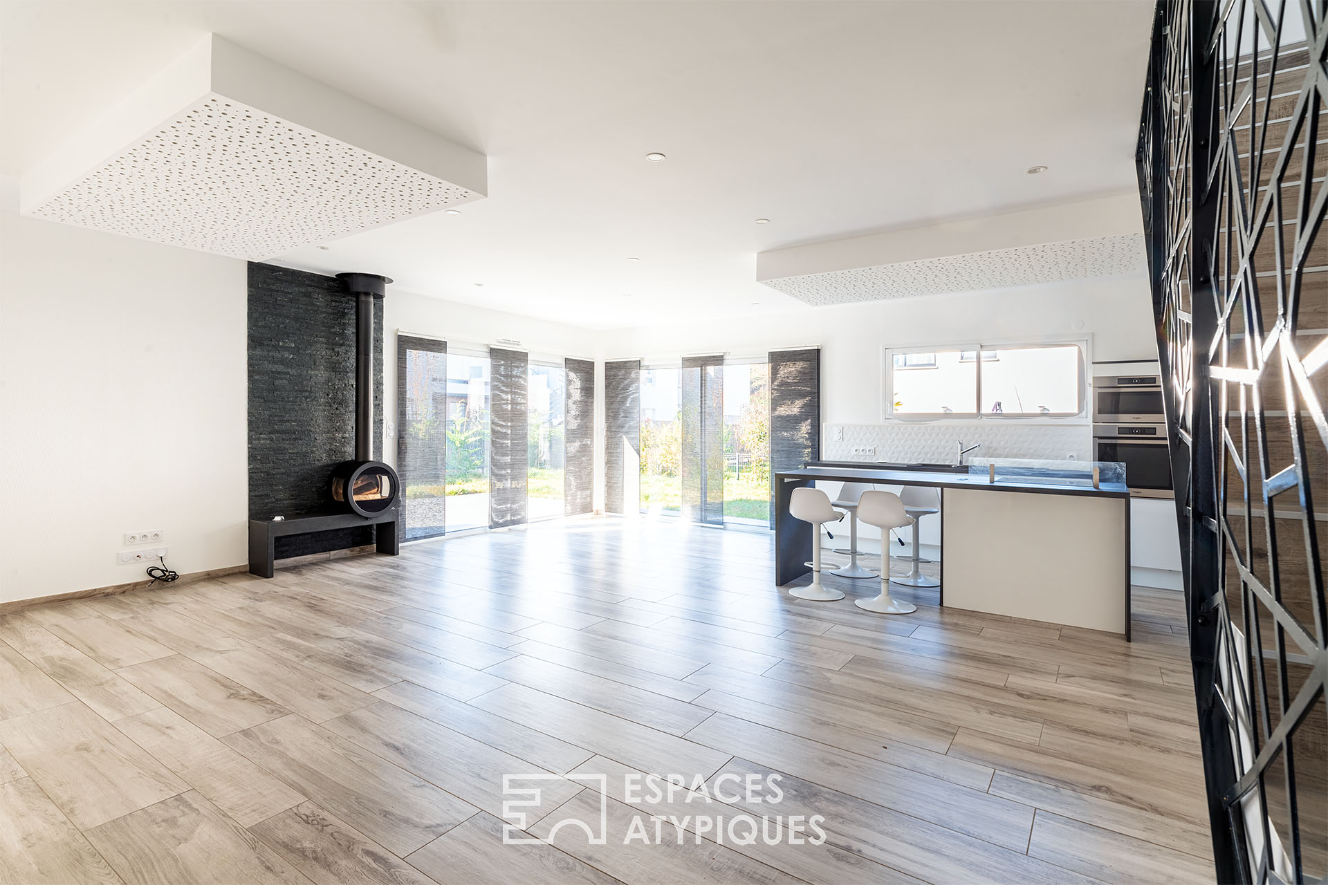 Contemporary house with clean lines