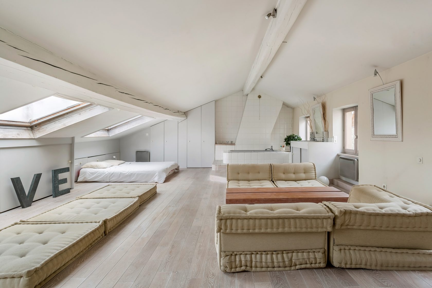Loft overlooking the slopes of the Croix Rousse