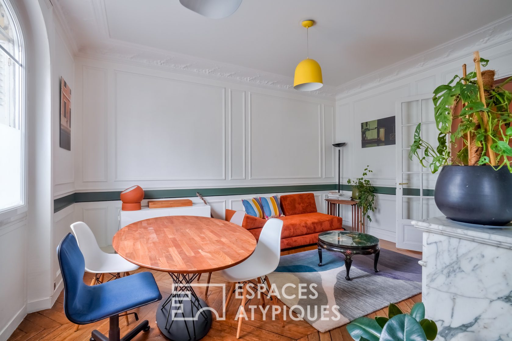 Appartement traversant rénové