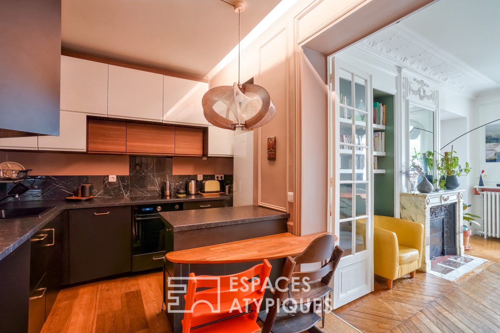 Appartement traversant rénové